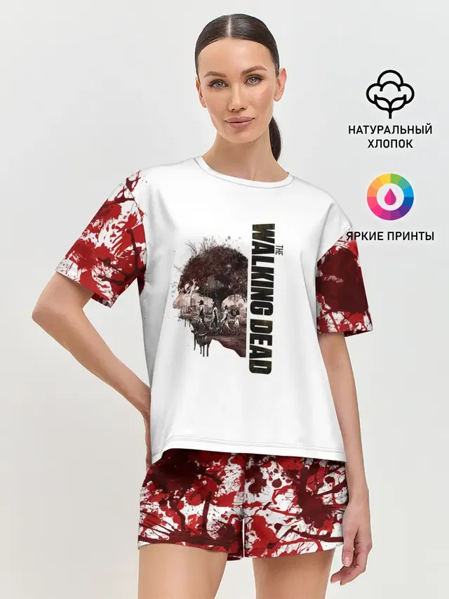 Женская пижама с шортами