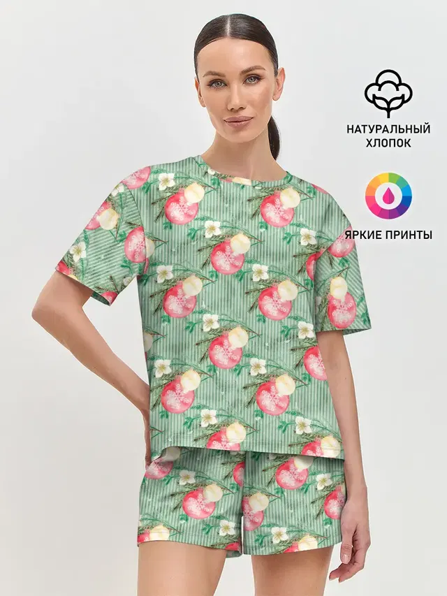 Женская пижама с шортами