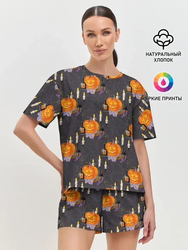 Женская пижама с шортами