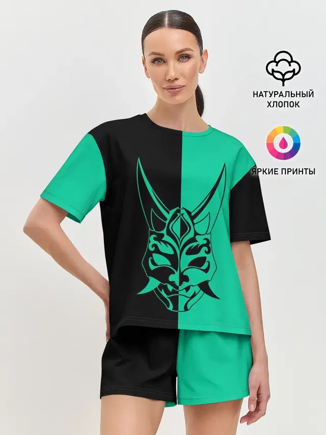 Женская пижама с шортами