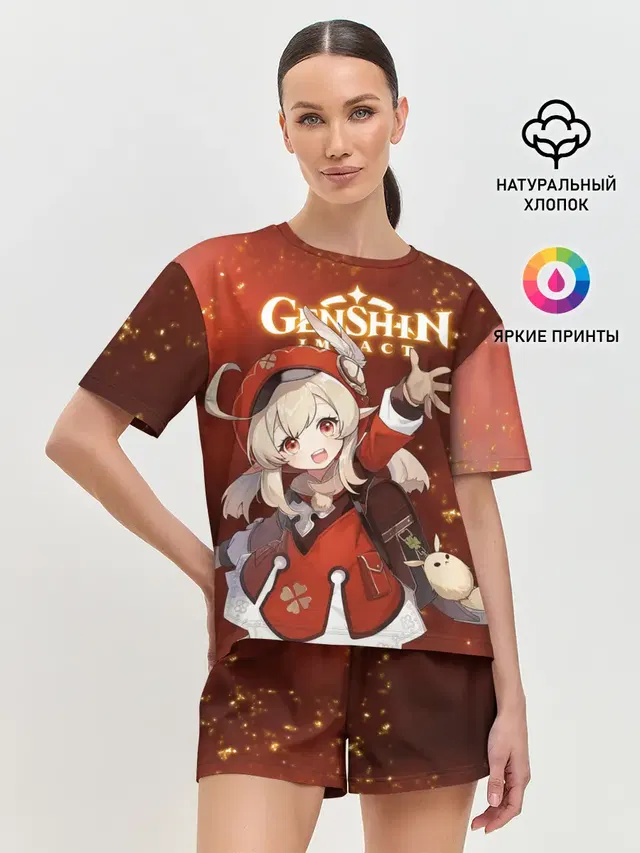 Женская пижама с шортами