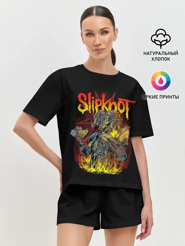 Женская пижама с шортами