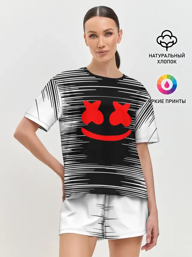 Женская пижама с шортами