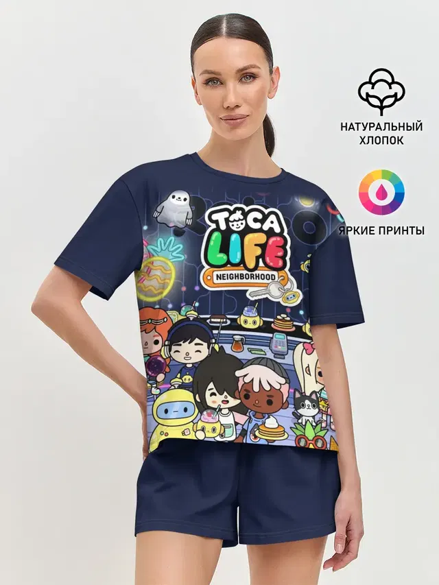 Женская пижама с шортами