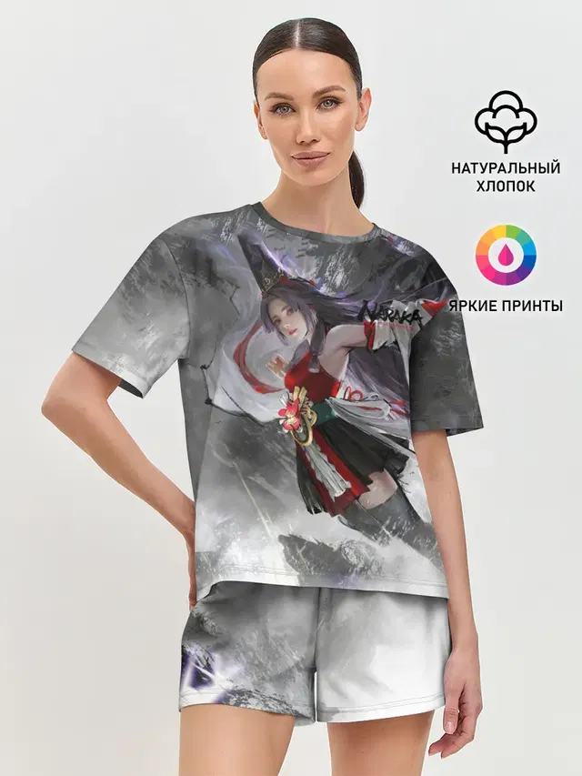Женская пижама с шортами