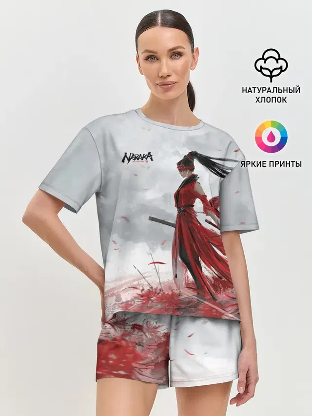 Женская пижама с шортами
