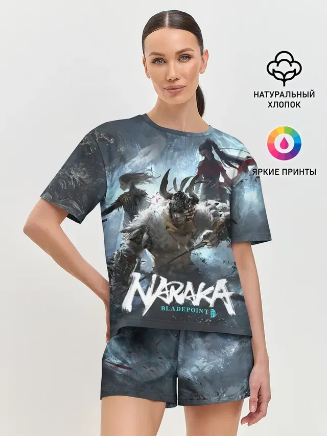 Женская пижама с шортами