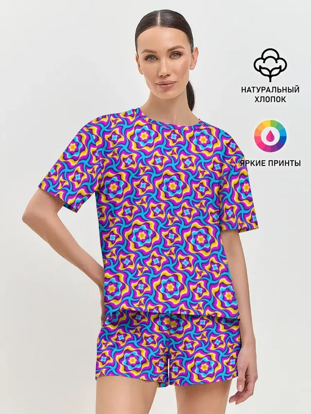 Женская пижама с шортами