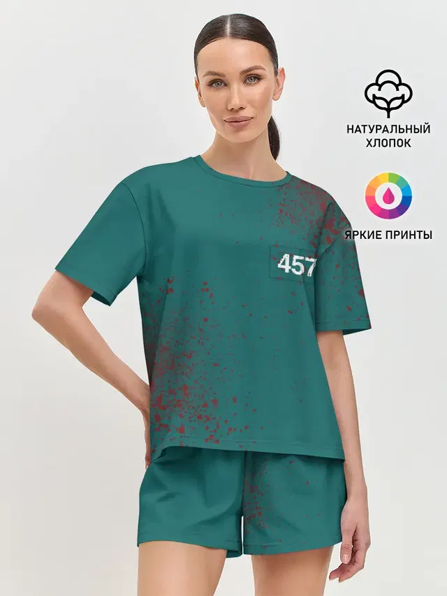 Женская пижама с шортами