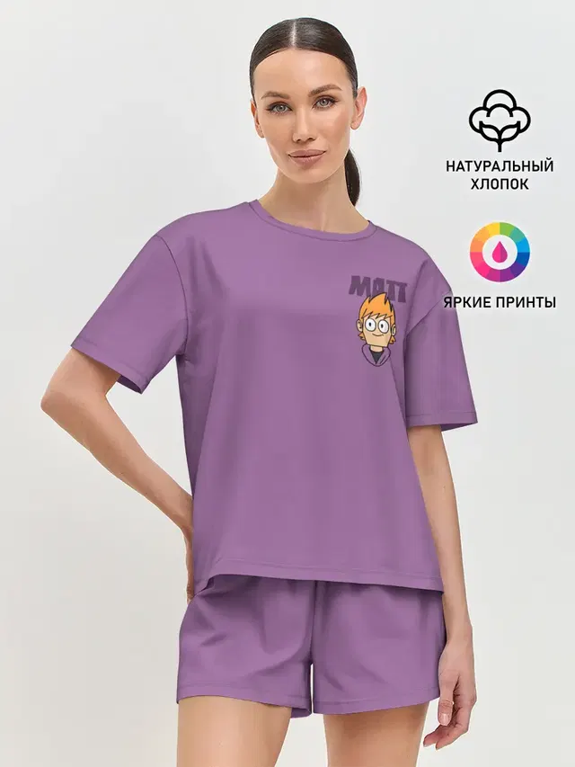 Женская пижама с шортами