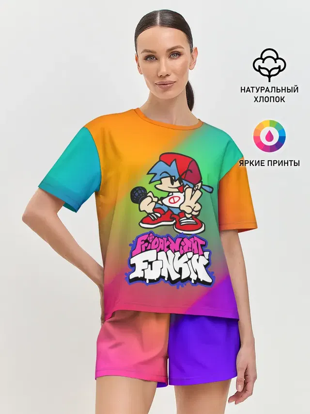Женская пижама с шортами