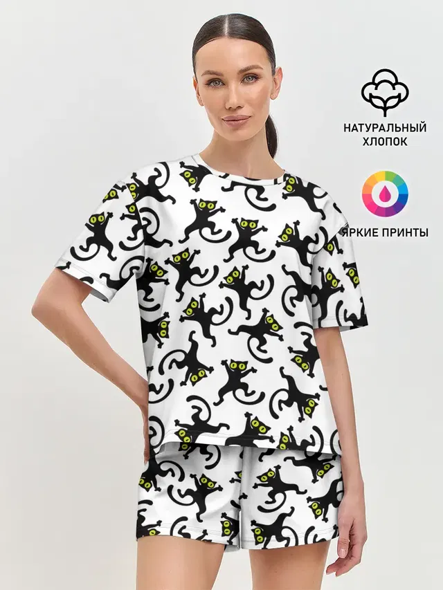 Женская пижама с шортами