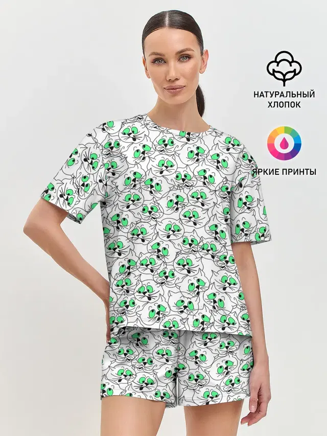 Женская пижама с шортами