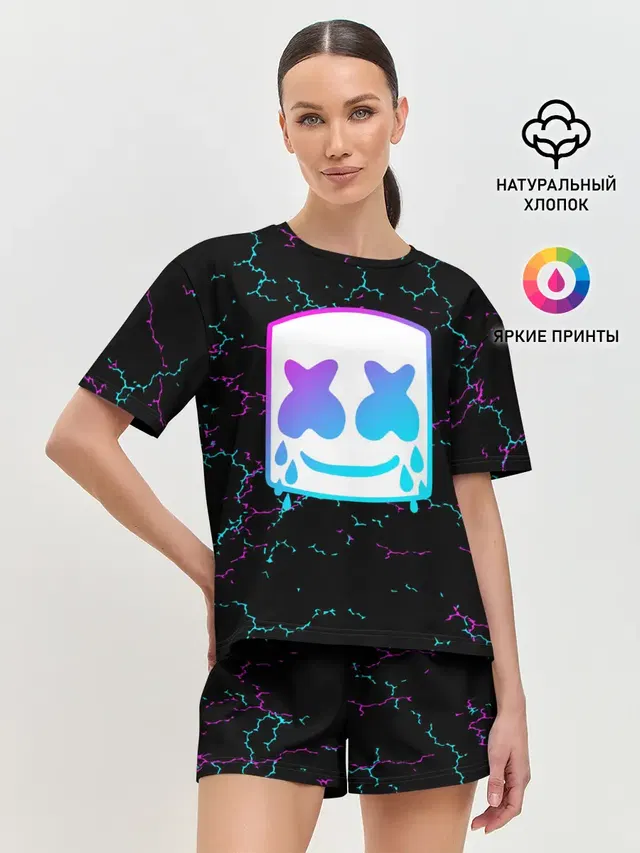 Женская пижама с шортами