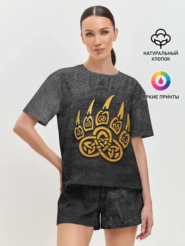 Женская пижама с шортами