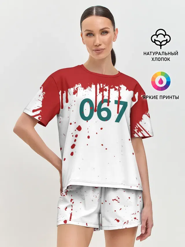 ИГРА В КАЛЬМАРА ПЕРСОНАЖ 067 КРОВЬ