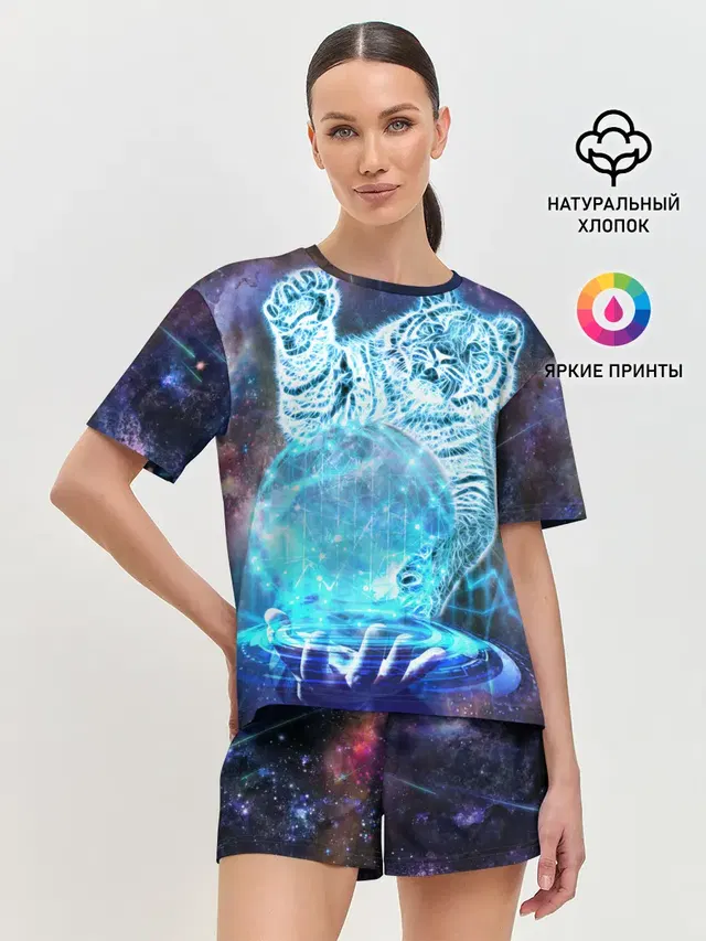 Женская пижама с шортами