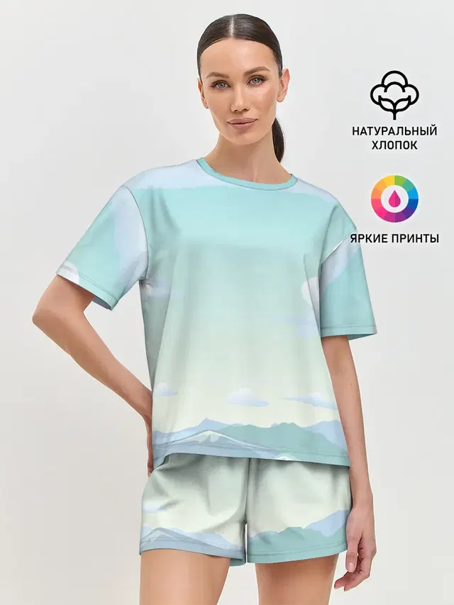 Женская пижама с шортами