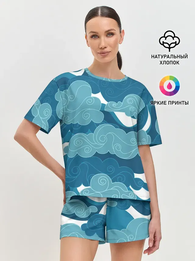 Женская пижама с шортами