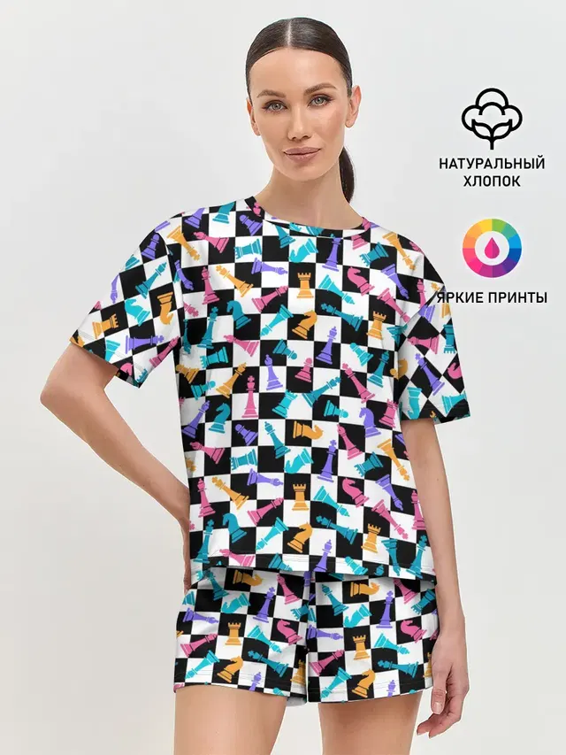Женская пижама с шортами