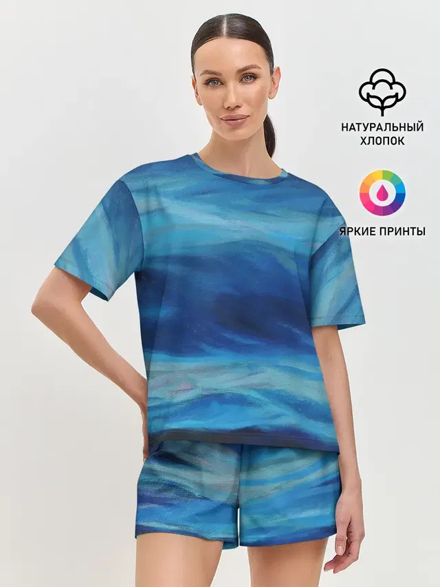 Женская пижама с шортами