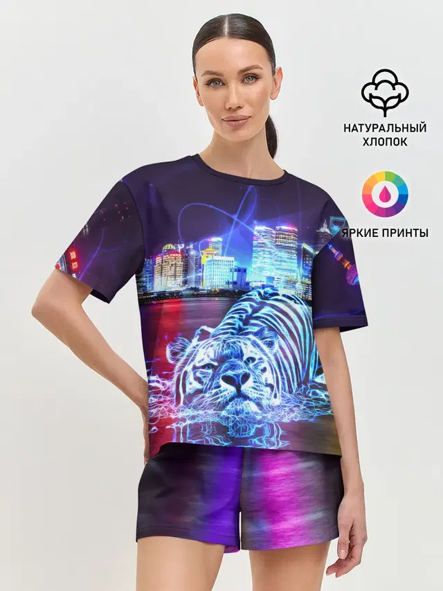 Женская пижама с шортами