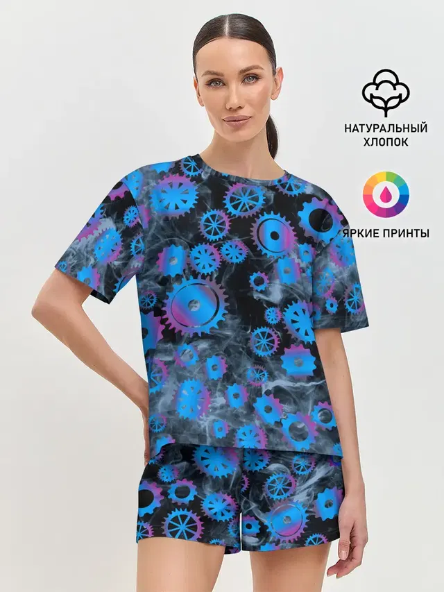 Женская пижама с шортами