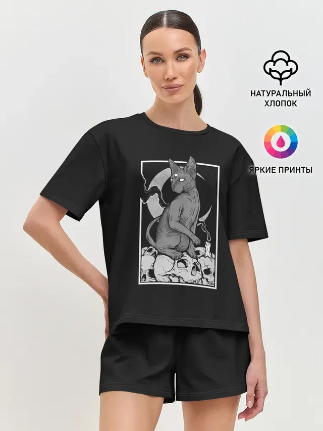 Женская пижама с шортами