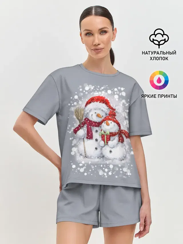 Женская пижама с шортами
