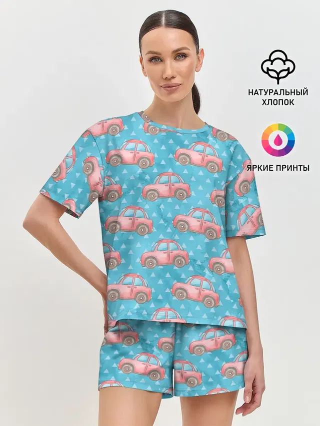 Женская пижама с шортами