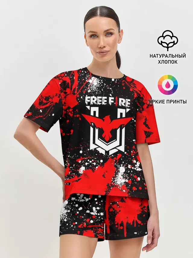 Женская пижама с шортами