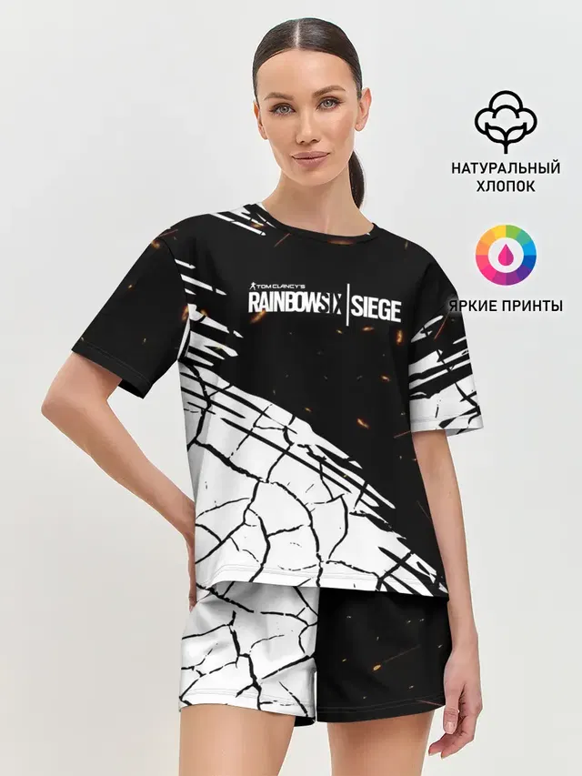 Женская пижама с шортами
