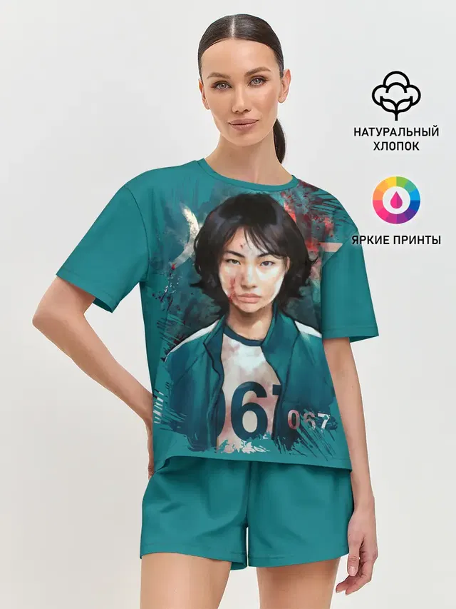 Женская пижама с шортами
