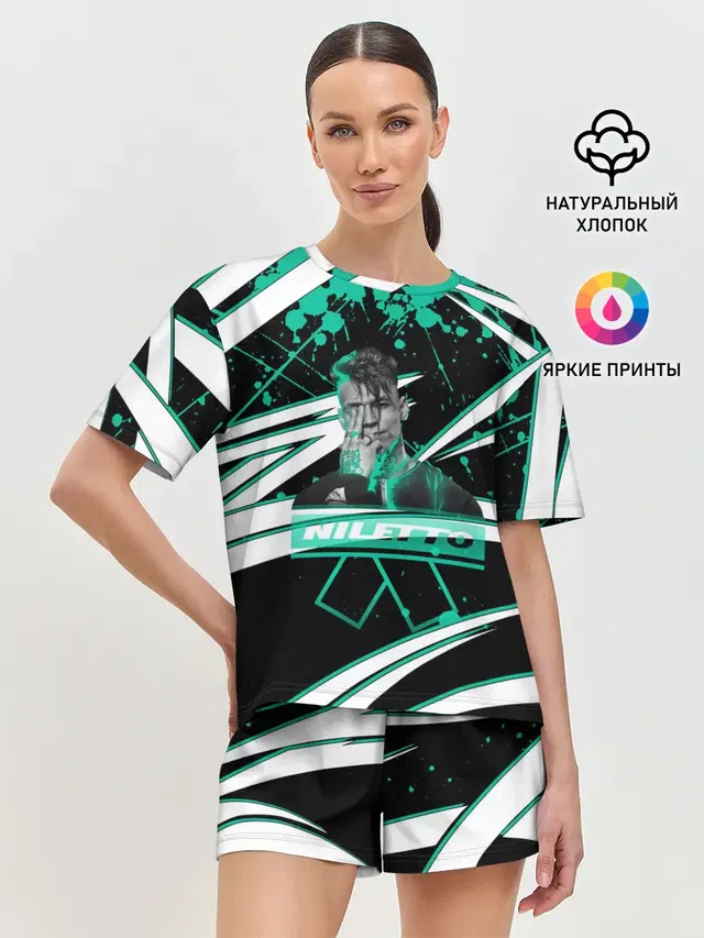 Женская пижама с шортами