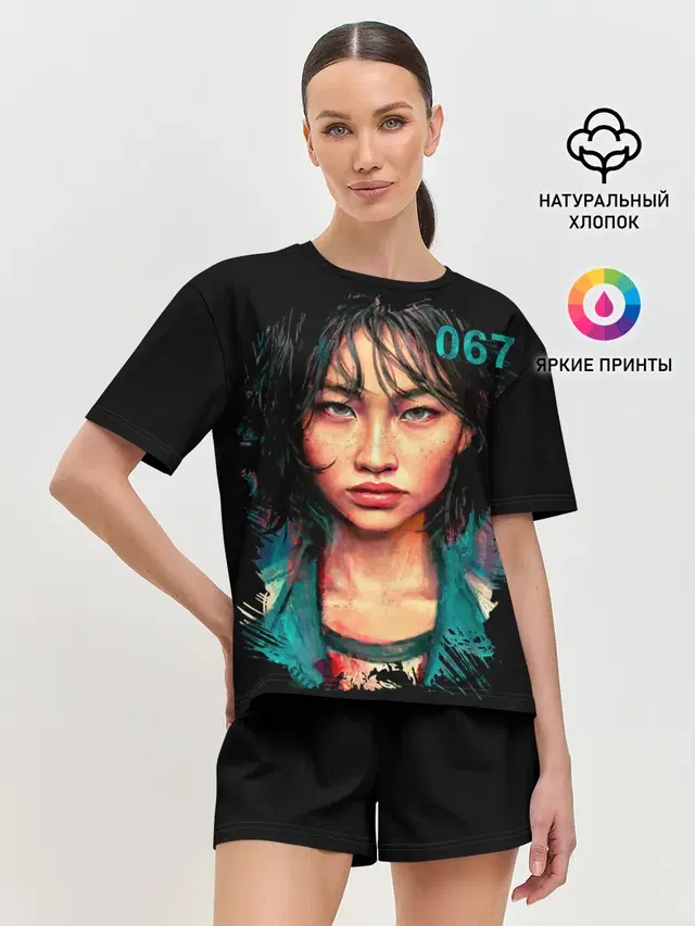 Женская пижама с шортами