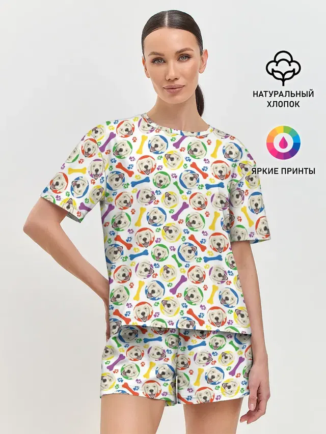 Женская пижама с шортами