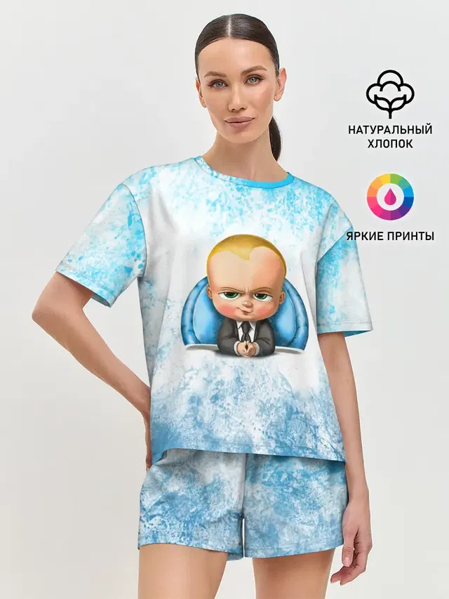 Женская пижама с шортами