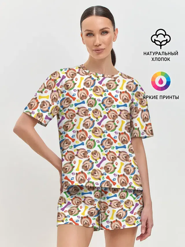 Женская пижама с шортами