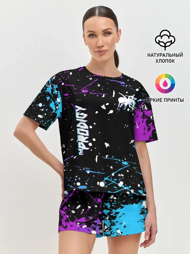 Женская пижама с шортами