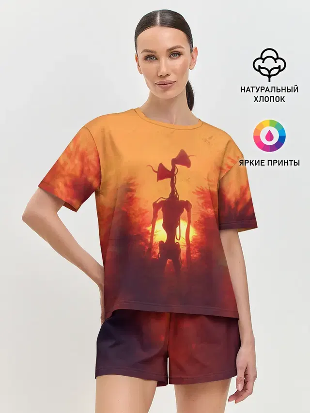 Женская пижама с шортами