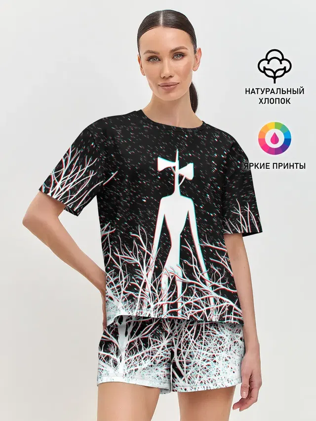 Женская пижама с шортами