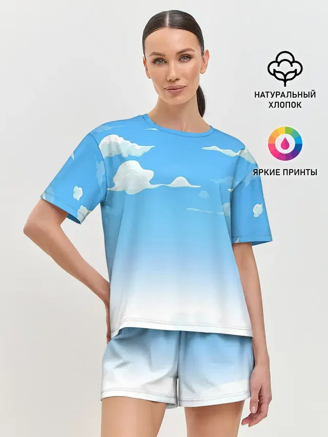 Женская пижама с шортами