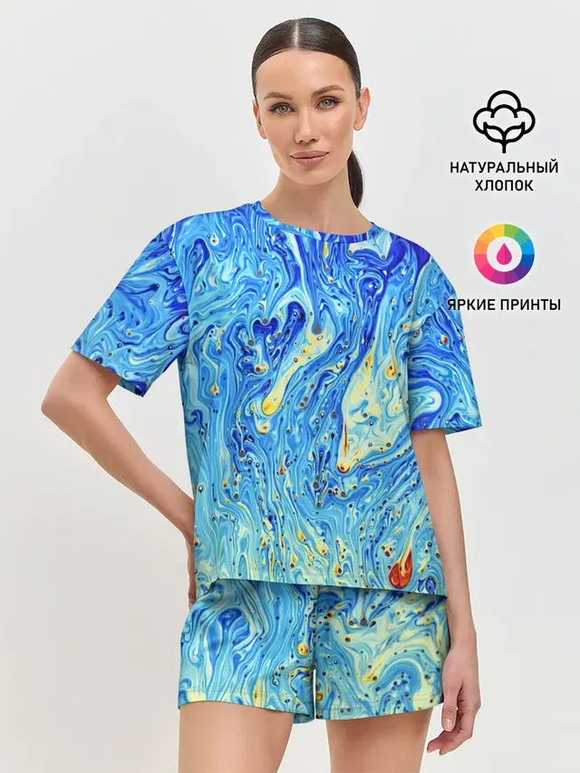 Женская пижама с шортами