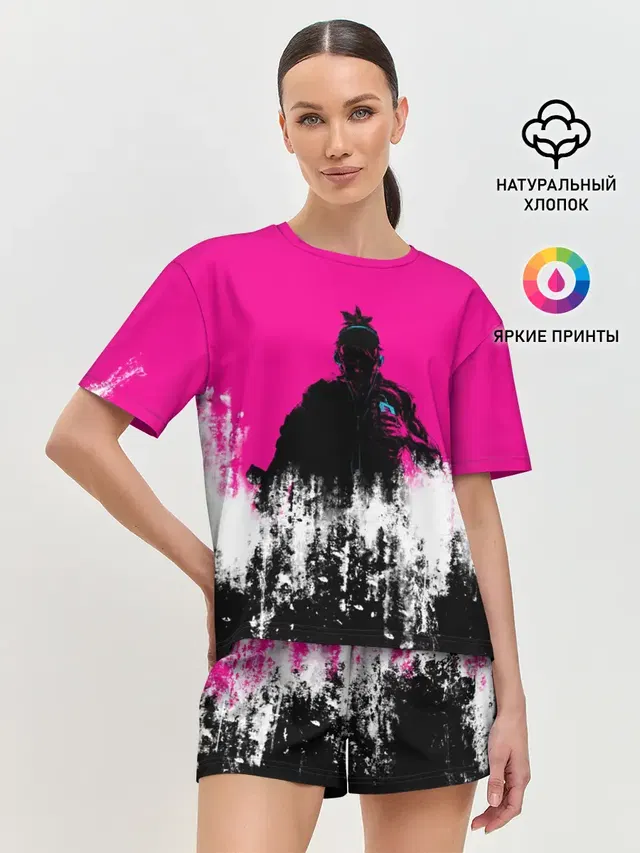 Женская пижама с шортами