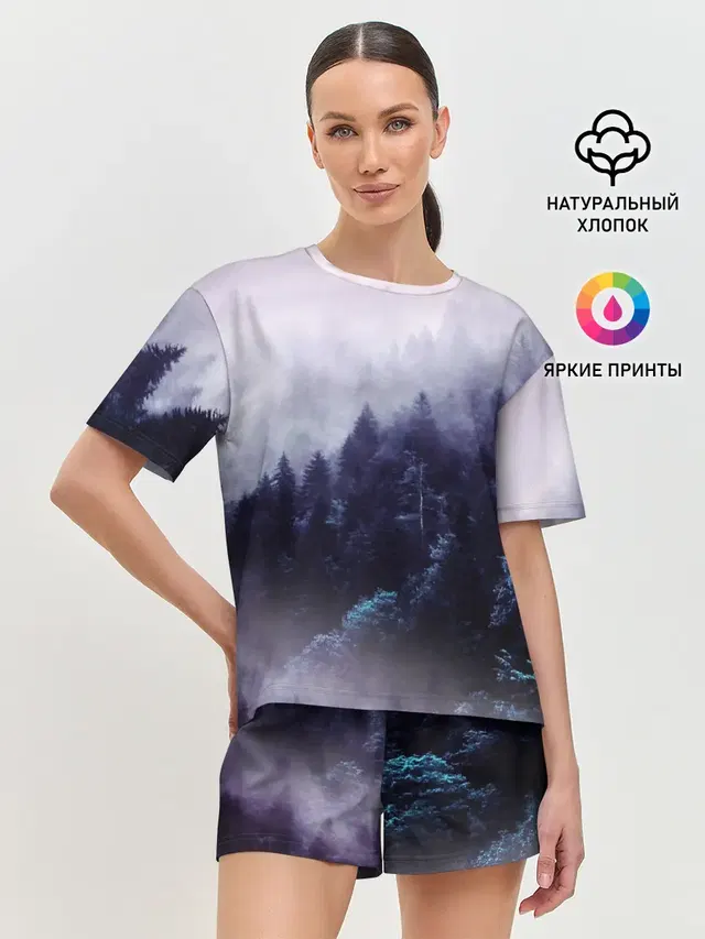 Женская пижама с шортами