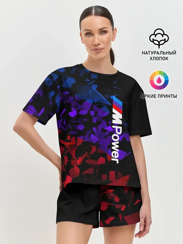 Женская пижама с шортами