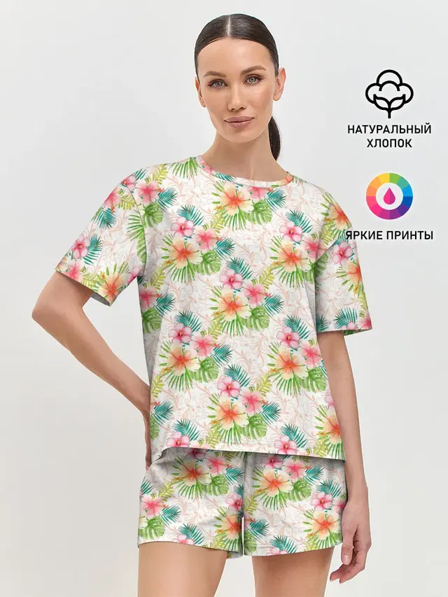 Женская пижама с шортами