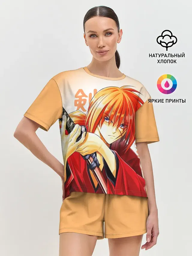 Женская пижама с шортами