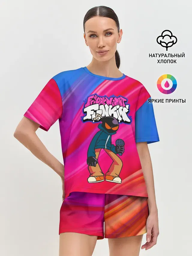 Женская пижама с шортами