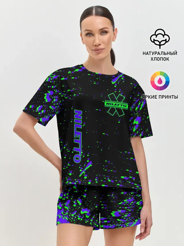 Женская пижама с шортами